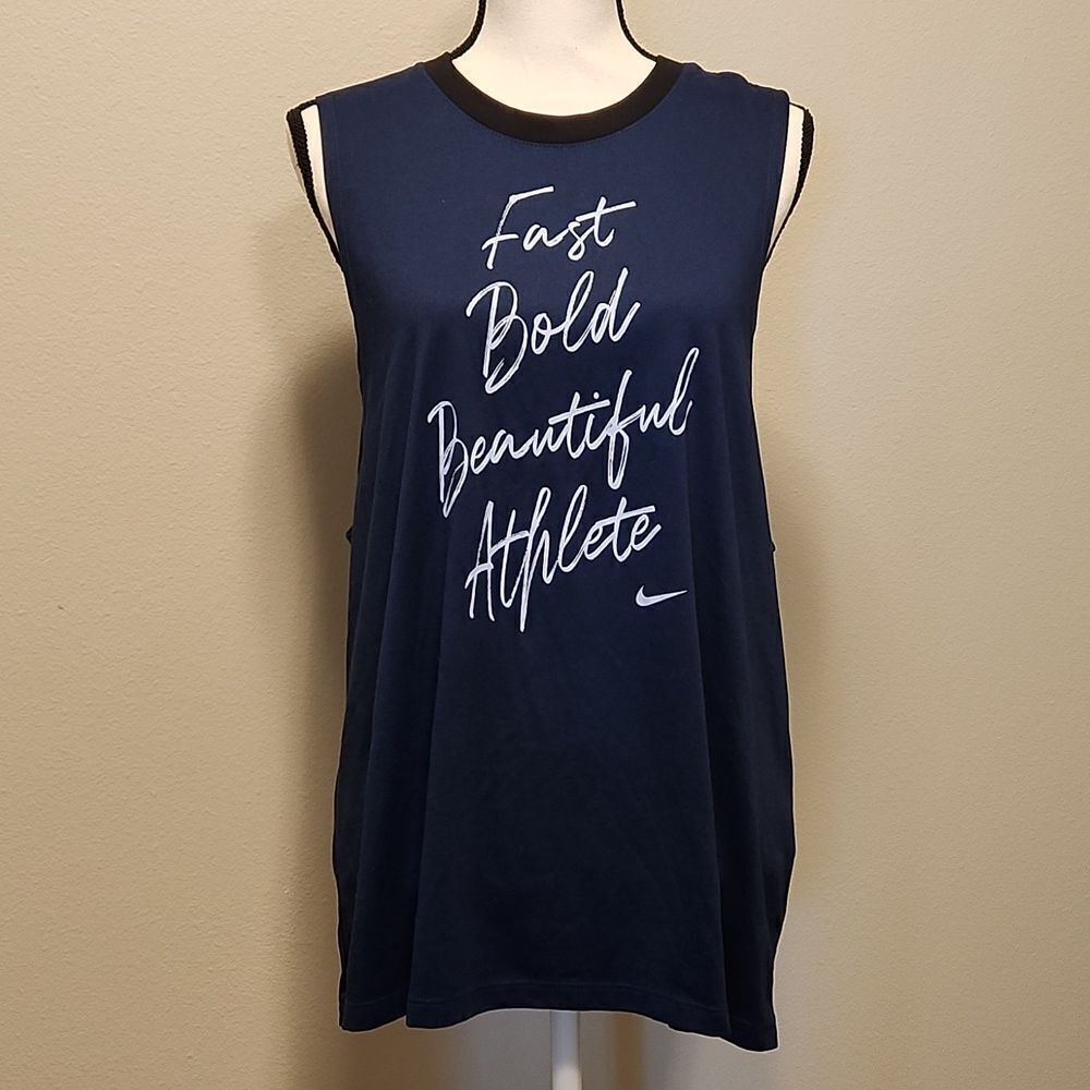 Nike high neck Racer Tank-top